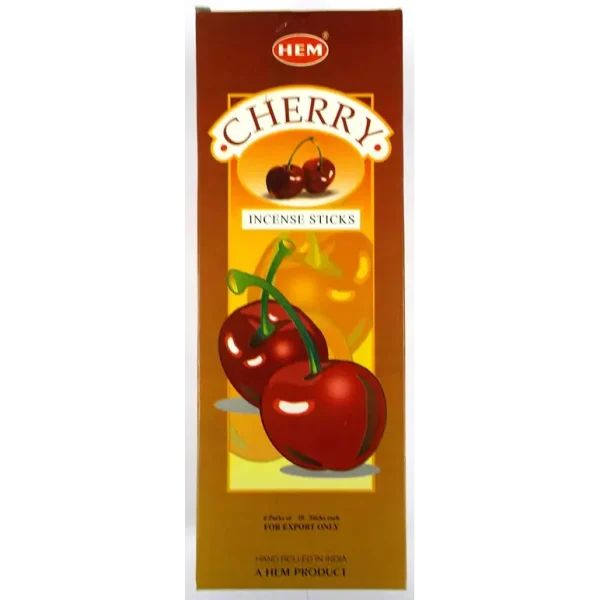 PACK OF 6 HEM CHERRY INCENSE STICKS PACK OF 20