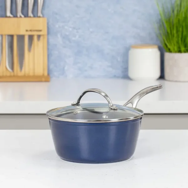 BLACKMOOR BLUE PRO 5 SAUCEPAN WITH LID 18CM