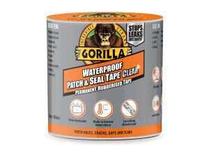 GORILLA CLEAR WATERPROOF PATCH & SEAL TAPE 100MM X 2.4M