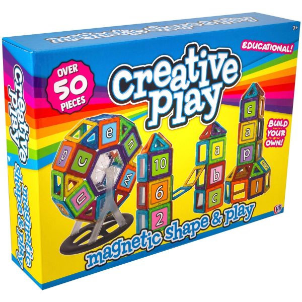 CREATIVE PLAY KIDS INTELLIGENT MAGNETIC BUILDING BLOCKS GAME