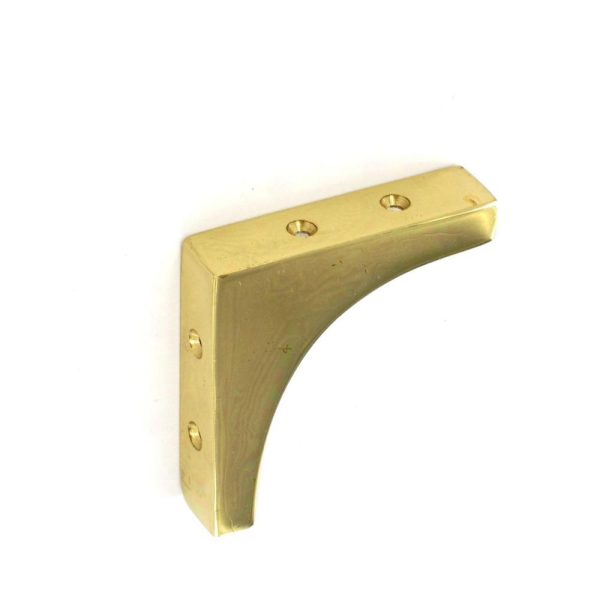 SECURIT B2654 BRASS CHEST CORNER BRACKET 50MM