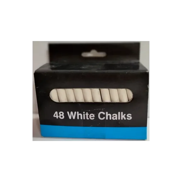 WHITE CHALKS PACK OF 48