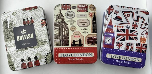 LONDON DESIGN TOBACCO / CIGARETTE TIN SEND RANDOM DESIGN