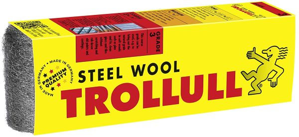 TROLLULL GRADE 3 STEEL WIRE WOOL 200G