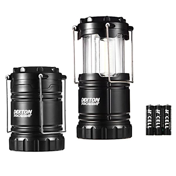 DEKTON PRO COLLAPSIBLE TOUGH LAMP LANTERN WITH MAGNETIC BASE