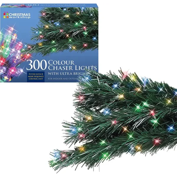 CHRISTMAS WORKSHOP CHASER LIGHTS 300 - MULTICOLOUR