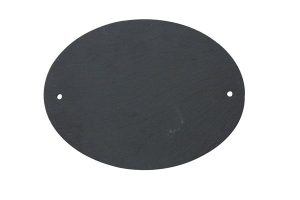 APOLLO SLATE OVAL HOUSE / DOOR SIGN 20CM X 15CM