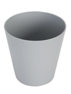 WHAM STUDIO ROUND PLANTER POT COVER 14CM - COOL GREY