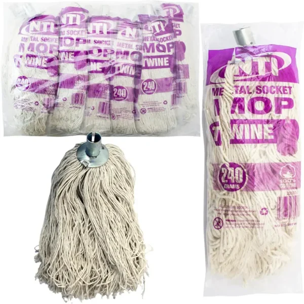 MOP HEAD PY 14 240G TWINE METAL SOCKET