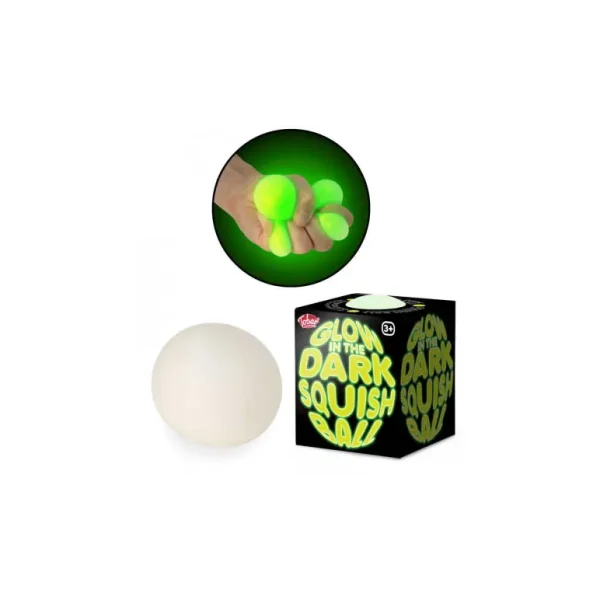 TOBAR GLOW IN DARK SQUISH BALL / SCRUNCHEMS