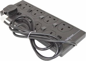 STATUS INDIVIDUALY SURGE PROTECTED 13A 8 GANG 2M EXTENION LEAD