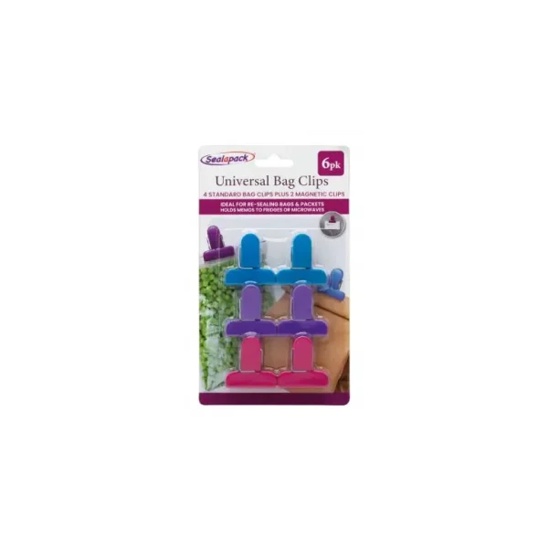 SEALAPACK FOOD BAG CLIPS PACK OF 6