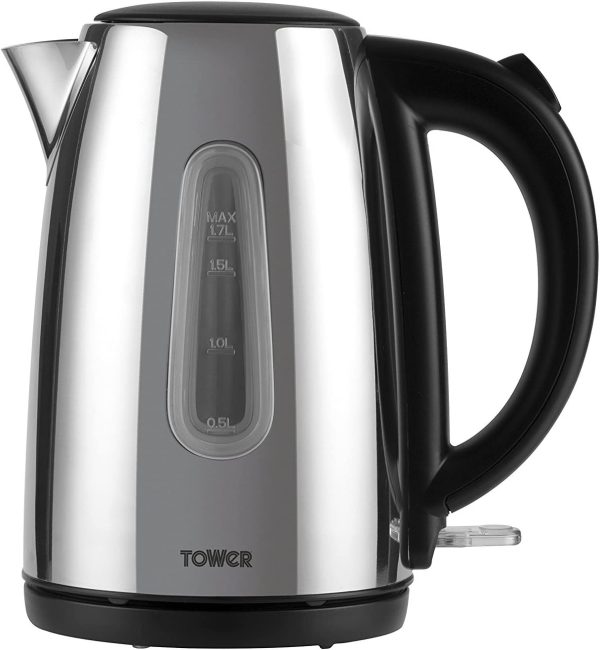 TOWER INFINITY STAINLESS STEEL KETTLE 3KW 1.7L