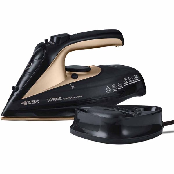 TOWER CERAGLIDE CORD CORDLESS STEAM IRON 2400W