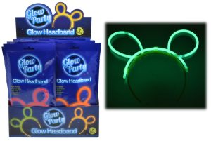 GLOW HEADBAND IN COLOUR FOIL BAG