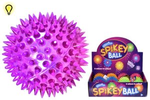75MM LIGHT UP SPIKEY BALL