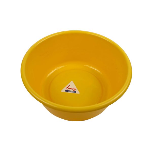 LUCY ROUND BOWL 14" / 35CM - MILD YELLOW