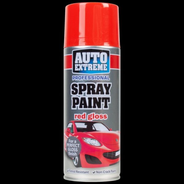 AUTO EXTREME GLOSS RED SPRAY PAINT 400ML