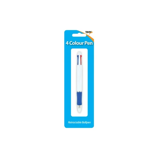 TIGER 4 COLOURS RETRACTABLE BALLPOINT PEN