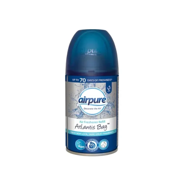 AIRPURE AUTOMATIC AIR FRESHENER REFILL 250ML - ATLANTIS BAY