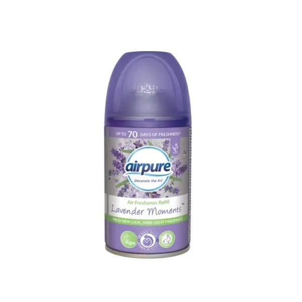 AIRPURE AUTOMATIC AIR FRESHENER REFILL 250ML - LAVENDER MOMENTS