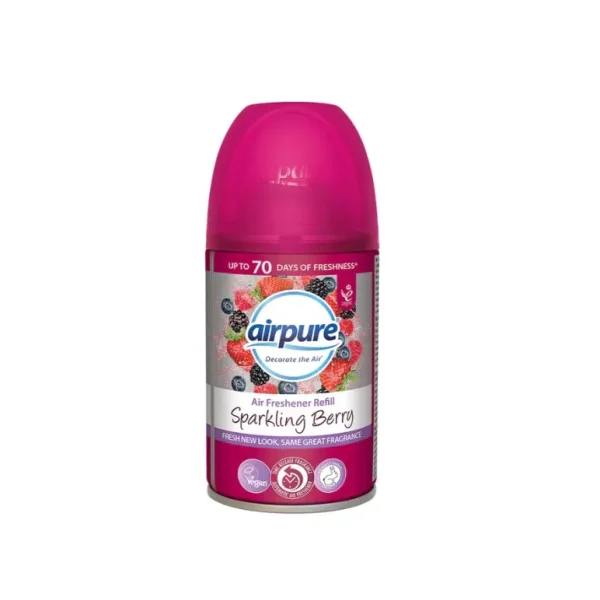 AIRPURE AUTOMATIC AIR FRESHENER REFILL 250ML - SPARKLING BERRY