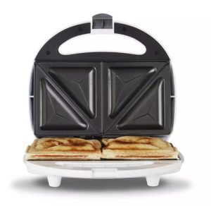 TOWER PRESTO WHITE 2 SLICE TOASTED SANDWICH MAKER 750W