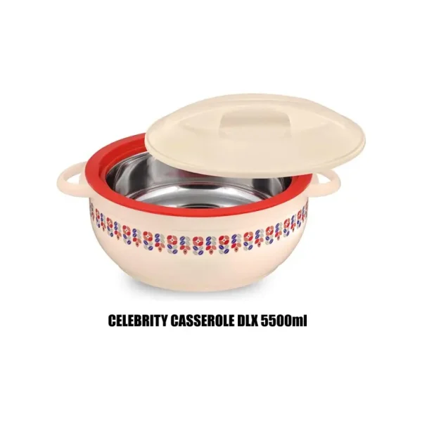 ASIAN CELEBRITY CASSEROLE / FOOD WARMER HOTPOT 5500ML