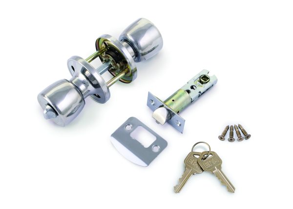 ERA ENTRANCE CHROME DOOR KNOB SET