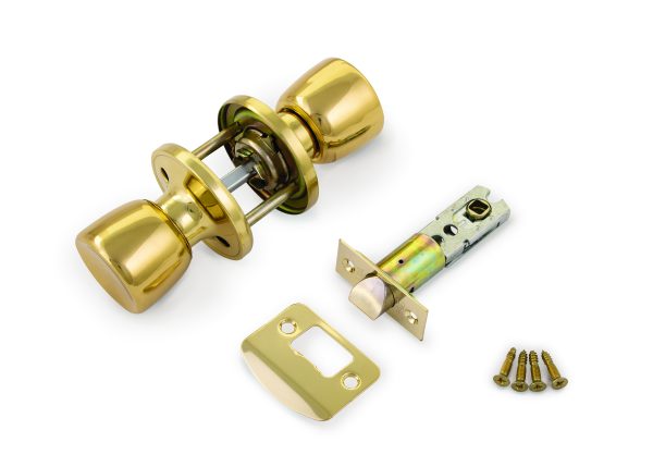 ERA INTERIOR PASSAGE BRASS DOOR KNOB SET