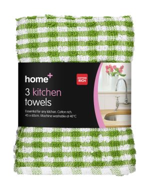HOME PLUS KITCHEN TOWEL PACK OF 3