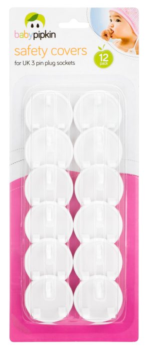 BABYPIPKIN HOME BABY SAFETY SOCKET COVERS PACK OF 12