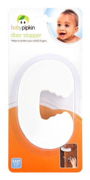 BABYPIPKIN FOAM CHILD DOOR FINGER GUARDS / STOPPER WHITE