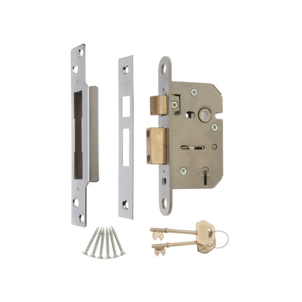 ERA 5 LEVER VISCOUNT SASHLOCK 67MM / 2.5 INCH POLISHED SATIN