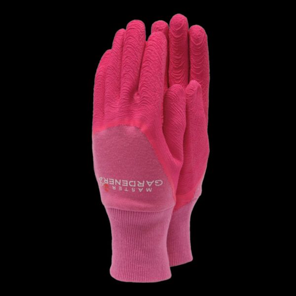 TOWN & COUNTRY MASTER GARDENER GARDEN GLOVES PINK - SMALL (7)