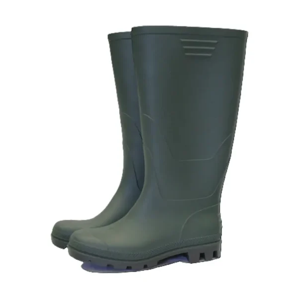 TOWN & COUNTRY ORIGINAL FULL LENGTH WELLINGTON PVC BOOTS / WELLIES - SIZE 6