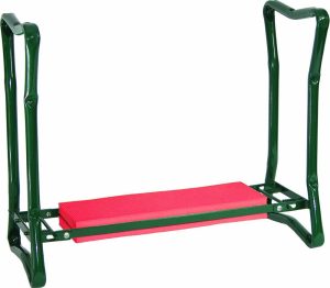 TOWN & COUNTRY FOLDABLE GARDEN KNEELER & STOOL WITH HANDLES
