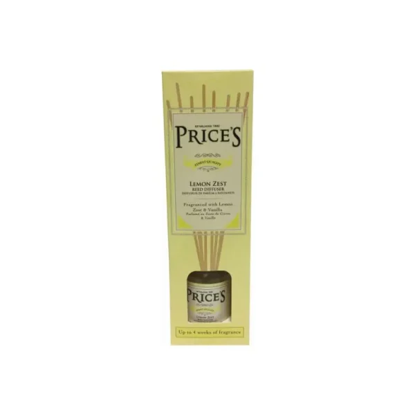 PRICES HERITAGE LEMON ZEST REED DIFFUSER 100ML