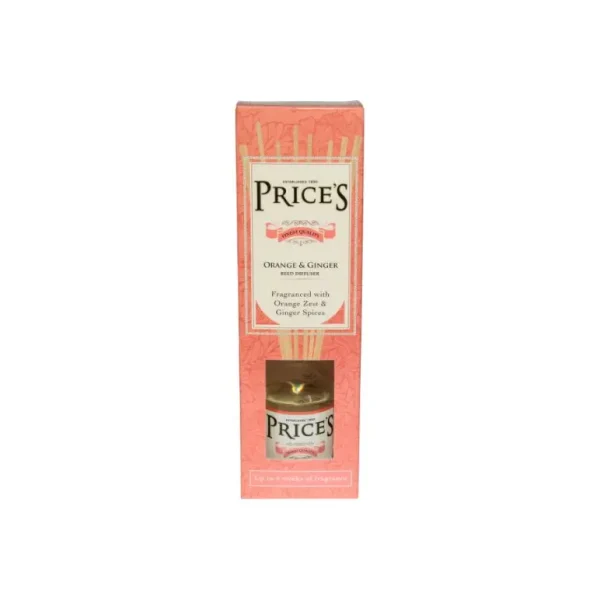 PRICES HERITAGE ORANGE & GINGER REED DIFFUSER 100ML