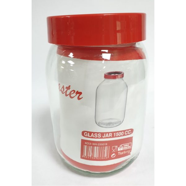 GLASS JAR 1500ML