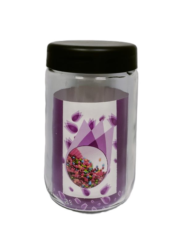 SARINA GLASS JAR WITH LID 660ML