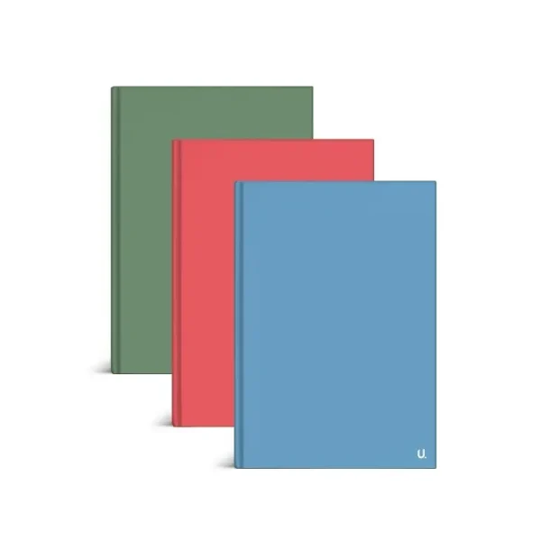 A4 ASSORTED COLOUR HARDBACK RULE NOTE BOOK