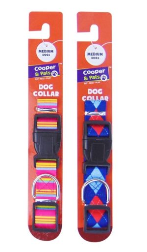 COPPER & PALS ASSORTED MEDIUM DOG COLLAR 33 - 54CM