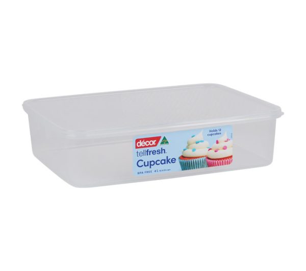 DECOR TELLFRESH CUPCKAKE STORAGE BOX 4L