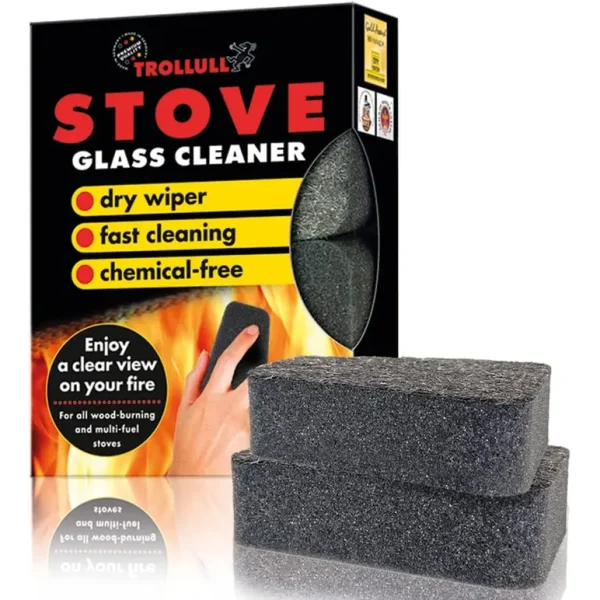 TROLLULL STOVE GLASS CLEANER PACK OF 2