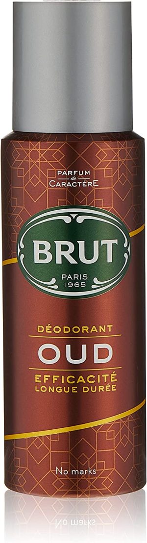 BRUT OUD DEODRANT SPRAY 200ML PACK OF 6