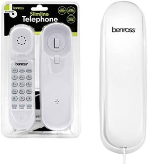 BENROSS SLIMLINE TELEPHONE - WHITE