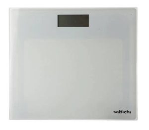 SABICHI ELECTRONIC BATHROOM SCALES - WHITE