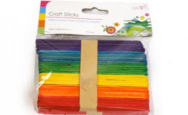 RAINBOW CRAFT LOLLIES STICK PACK OF 60