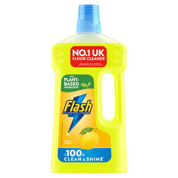 FLASH MULTI PURPOSE CLEANING LIQUID 950ML - CRISP LEMON